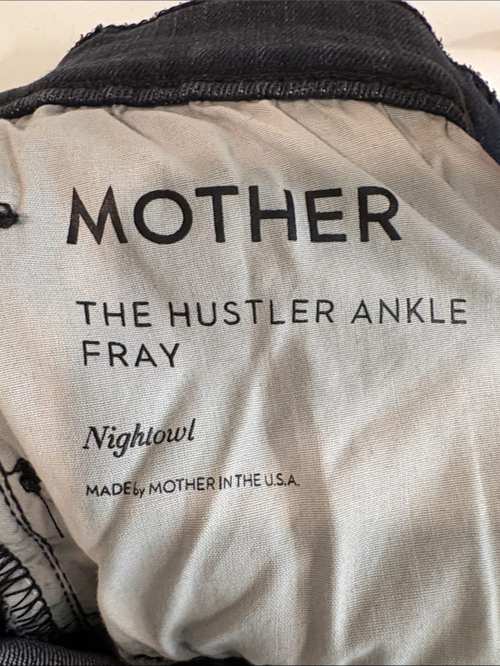 MOTHER Women's Gray Wash Jeans - Picture 4 of 5